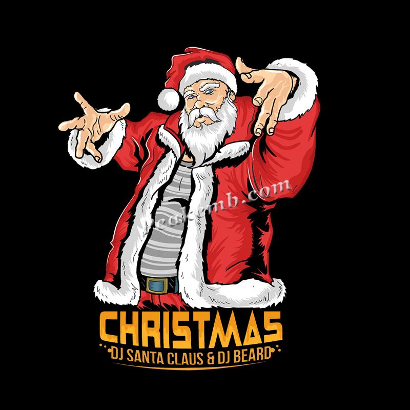 dancing santa w/ christmas letters iron on heat transfer 8 dancing santa w/ christmas letters iron on heat transfer - Image 6