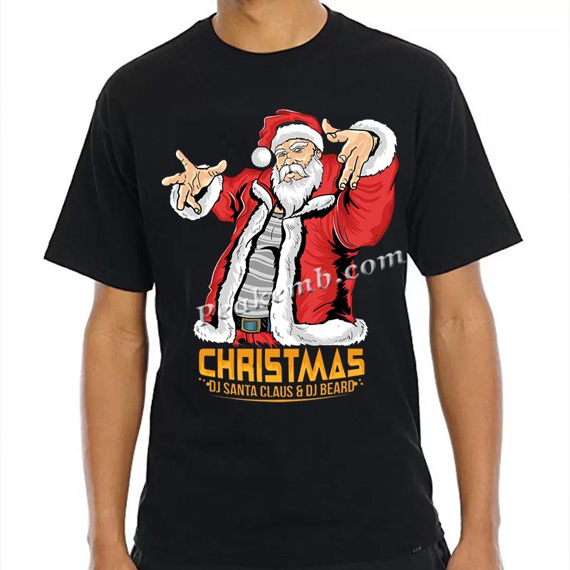 dancing santa w/ christmas letters iron on heat transfer 5 dancing santa w/ christmas letters iron on heat transfer - Image 3
