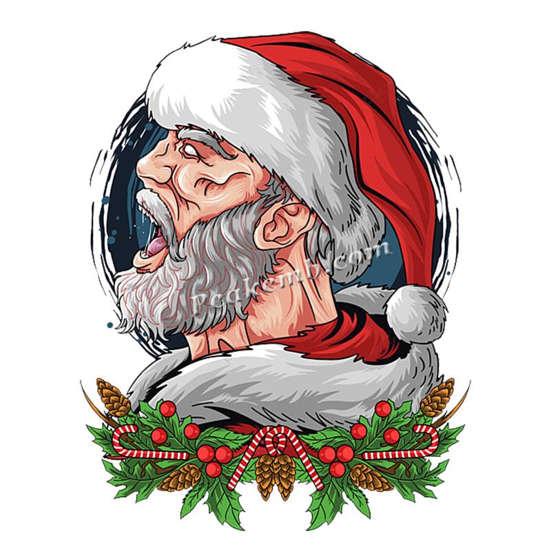 vinyl roaring santa iron on heat transfer 8 vinyl roaring santa iron on heat transfer - Image 6