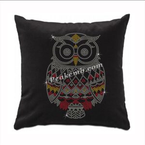 owl design iron on rhinestone trans &hellip;