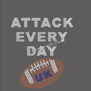 ATTACK EVERY DAY letters w/ rugby i &hellip;