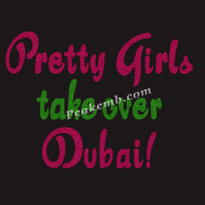 pretty girls take over dubai letter …