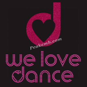 wholesale we love dance letters w/  …