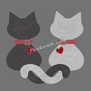 black & white cat iron on rhine &hellip;