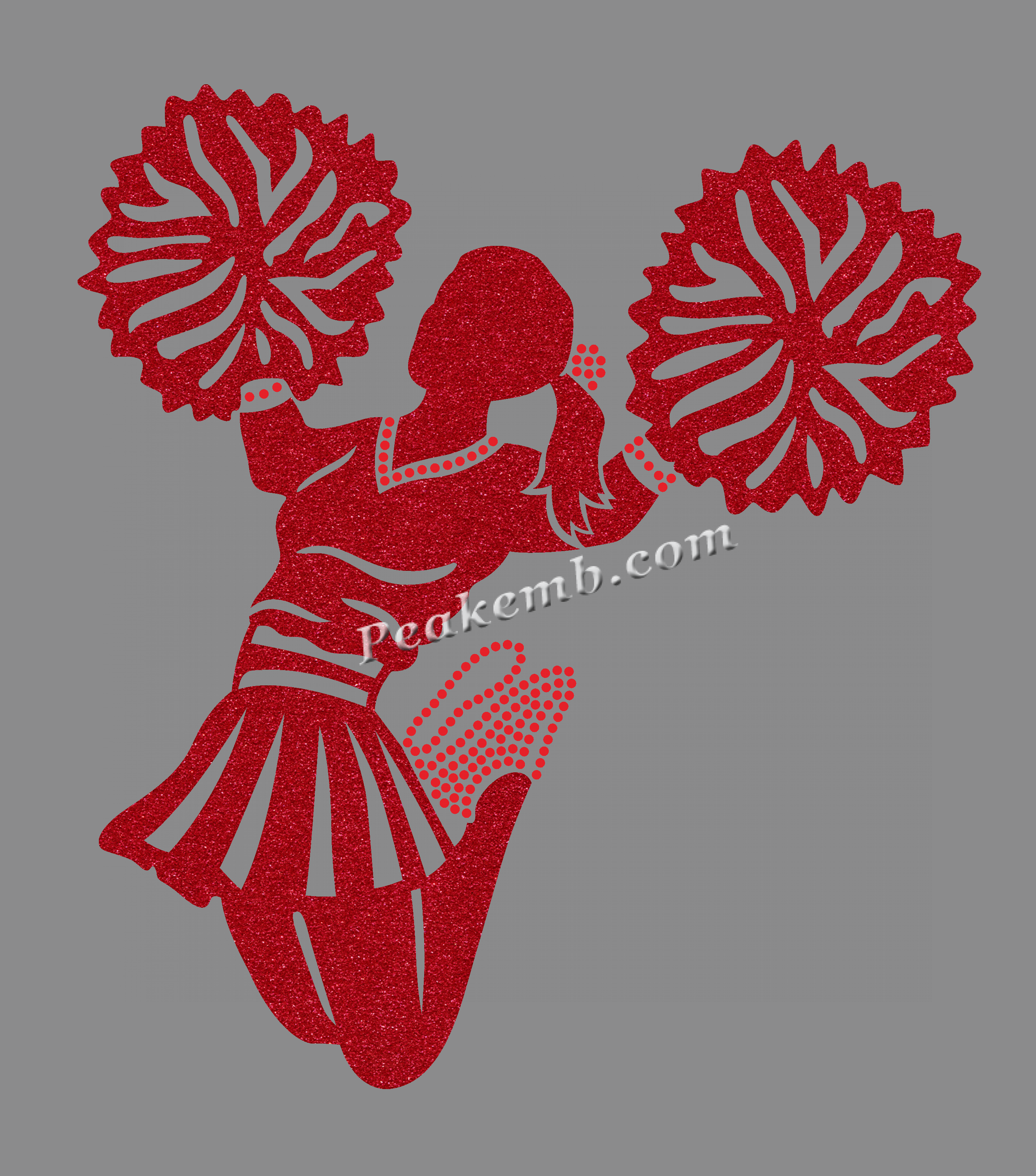 wholesale vinyl jumping cheer girl iron on heat transfer 3 wholesale vinyl jumping cheer girl iron on heat transfer