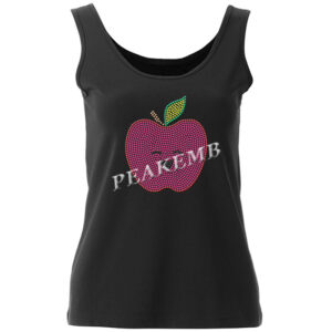 smile apple design iron on rhinesto &hellip;