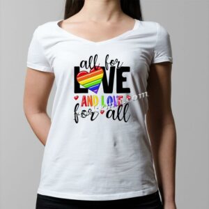all for love t shirt screen print t &hellip;