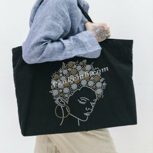 afro girl ready to print rhinestone &hellip;