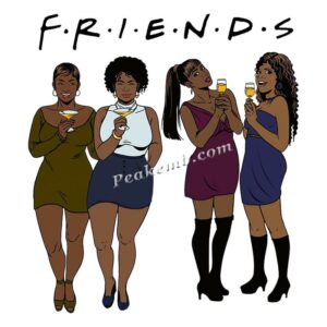 wholesale FRIENDS 4 girls iron on d …