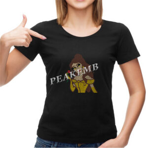 girl holding flower iron on rhinest &hellip;