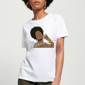 afro woman professional heat transf &hellip;