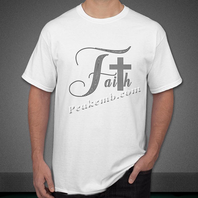 faith print rhinestone transfers for t shirts 3 faith print rhinestone transfers for t shirts