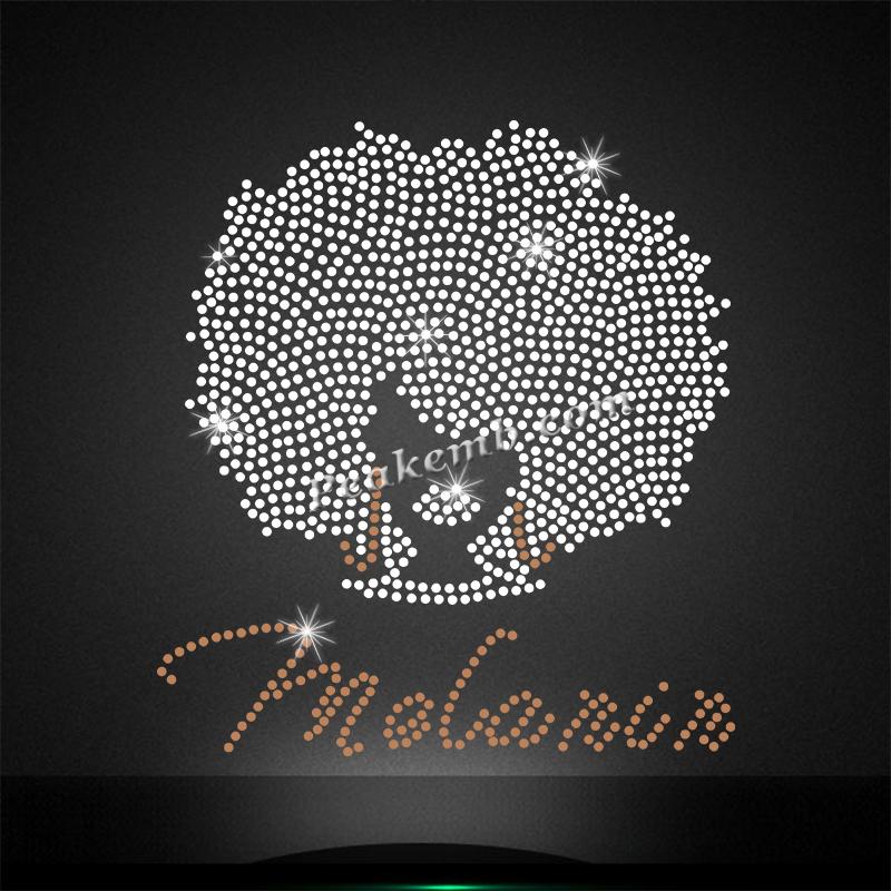 afro girl custom ready to press rhinestone transfers 8 afro girl custom ready to press rhinestone transfers - Image 6