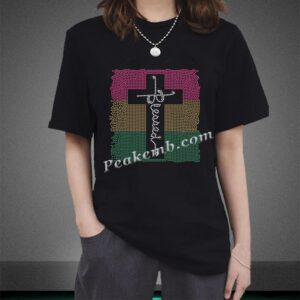 cross rhinestone iron on transfer p &hellip;