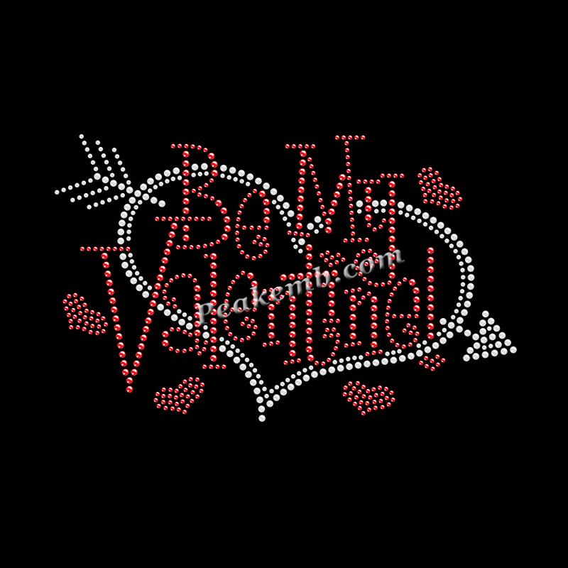 wholesale be my valentine rhinestone iron on transfer 8 wholesale be my valentine rhinestone iron on transfer - Image 6