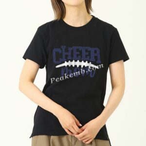 wholesale cheer tshirt rhinestone t &hellip;