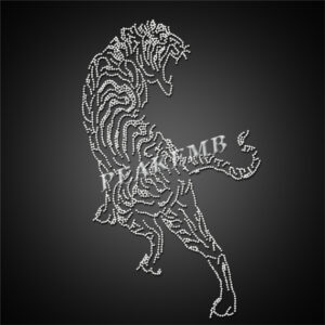 wholesale roaring tiger iron on rhi …