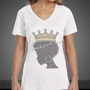 afro girl pre printed rhinestone tr &hellip;