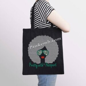 afro girl screen printed rhinestone &hellip;
