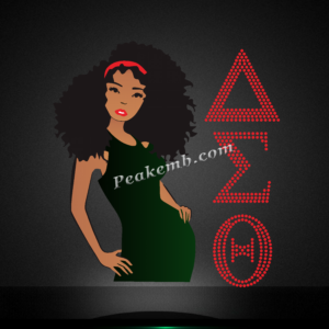 afro girl & ?????? rhinestone h &hellip;