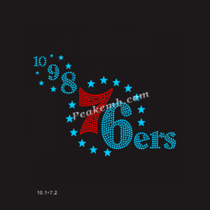 1098 76ers iron on rhinestone trans &hellip;