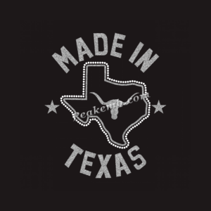 made in texas letters heat iron on  &hellip;