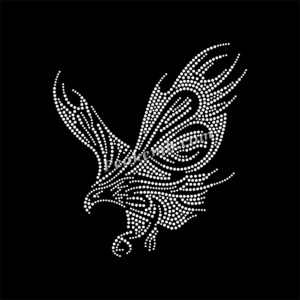 eagle design iron on rhinestone tra &hellip;