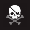 wholesale skull & bones iron on heat transfer 2 A20p151
