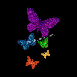 wholesale Five rhinestone butterfli &hellip;