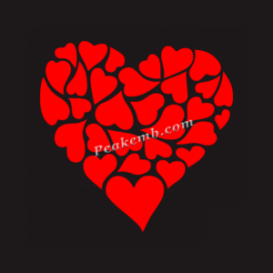 wholesale vinyl red heart design he …