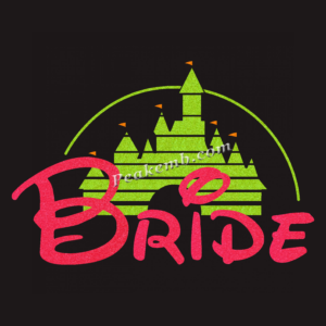bride letters & castle iron on  &hellip;
