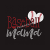 wholesale baseball mama rhinestone iron on transfer for tshirt etc. 1 A20p6965