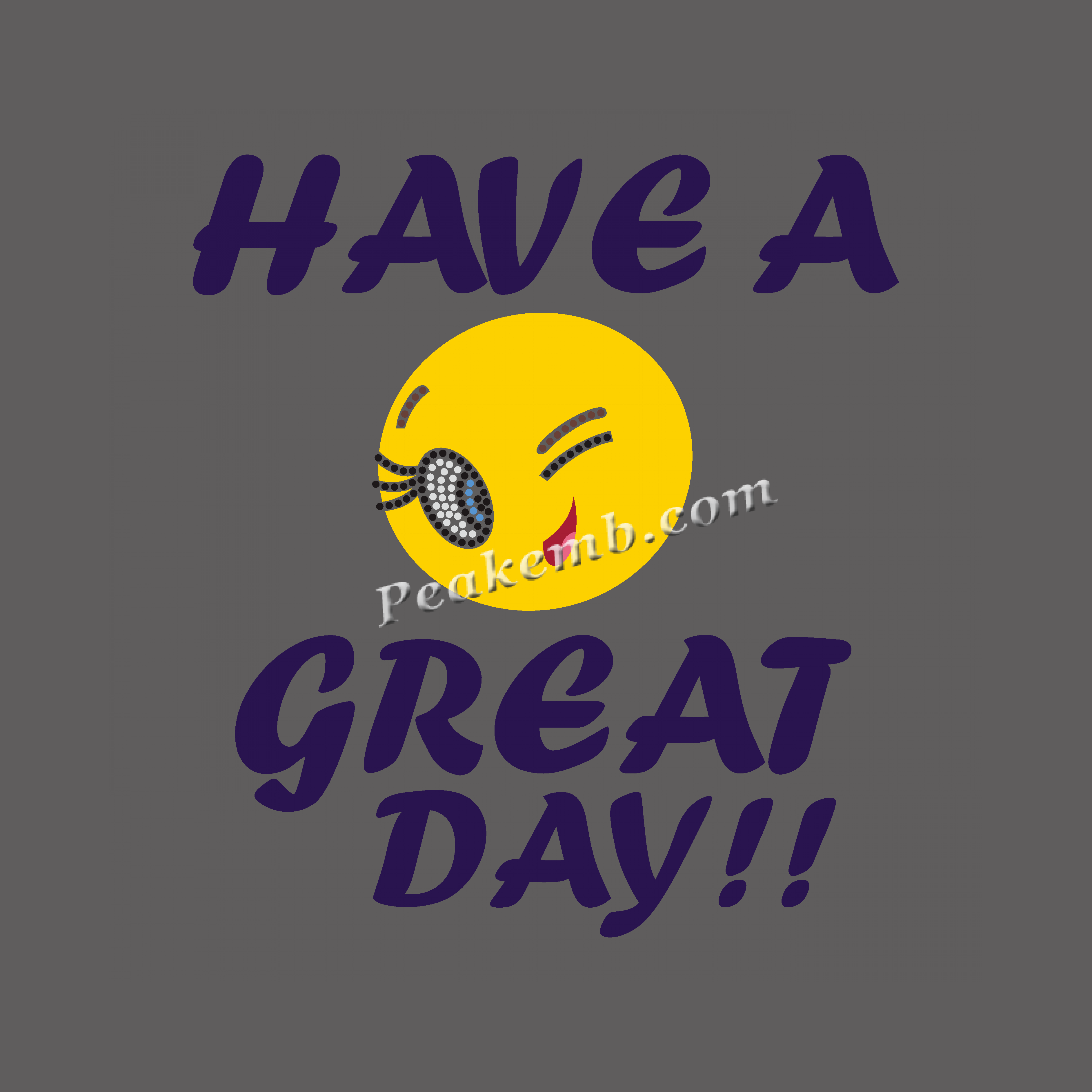 have a great day rhinestone iron on transfer for tshirt etc. 3 have a great day rhinestone iron on transfer for tshirt etc.