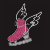 wholesale Skates w/ wing iron on transfer for tshirt etc. 2 A20p7289