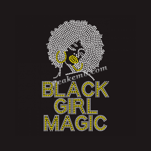 black girl magic letters w/ pic iro &hellip;