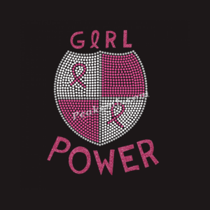 girl power letters w/ ribbon iron o &hellip;