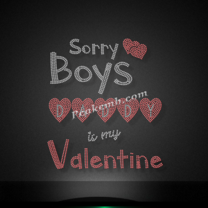 sorry boys.. valentine rhinestone i &hellip;