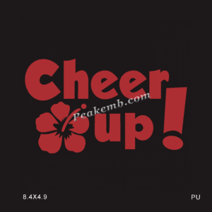 pu cheer up letters heat iron on tr &hellip;