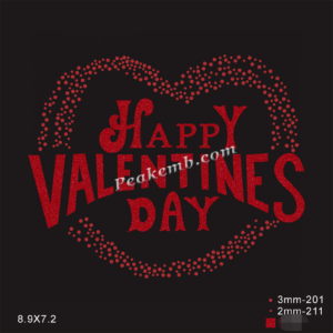 happy valentines day rhinestone let &hellip;