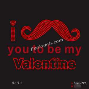 be my valentine.. letters iron on t …
