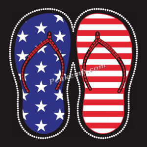 slippers design heat iron on transf &hellip;