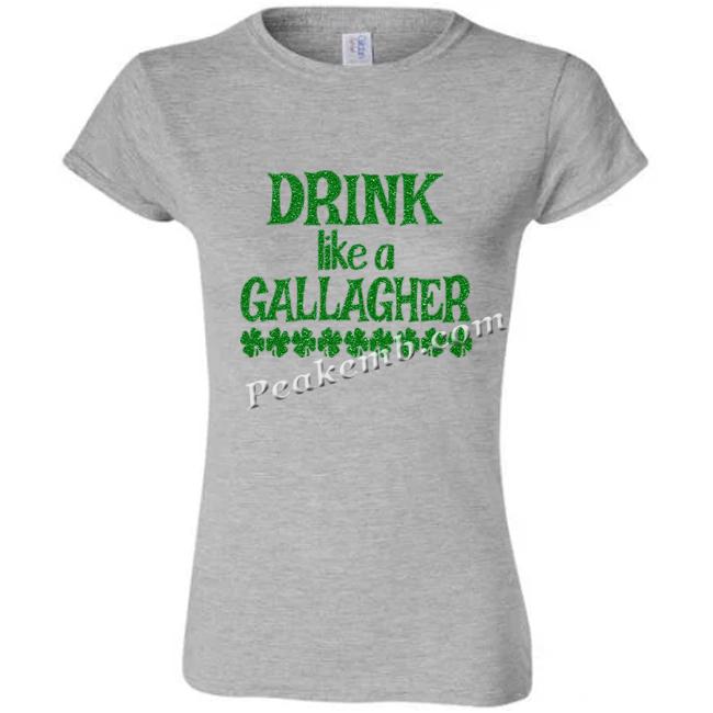 vinyl drink like a gallagher letters iron on heat transfer 5 vinyl drink like a gallagher letters iron on heat transfer - Image 3