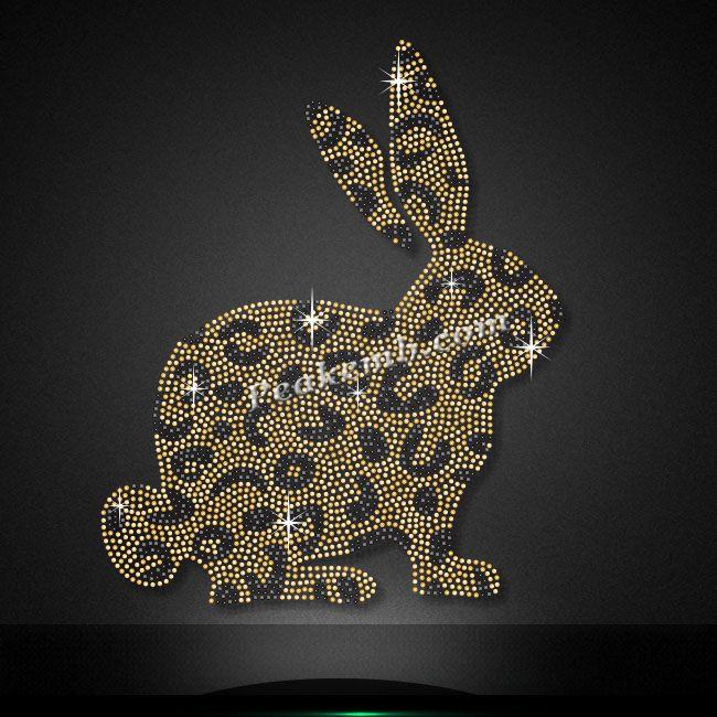 wholesale bling rabbit heat iron on transfer 8 wholesale bling rabbit heat iron on transfer - Image 6