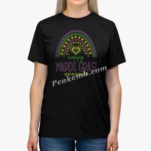 mardi gras custom printed iron on t &hellip;