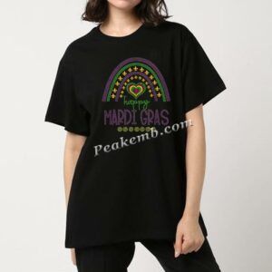 mardi gras custom printed iron on t &hellip;