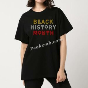 black history home tshirt printing