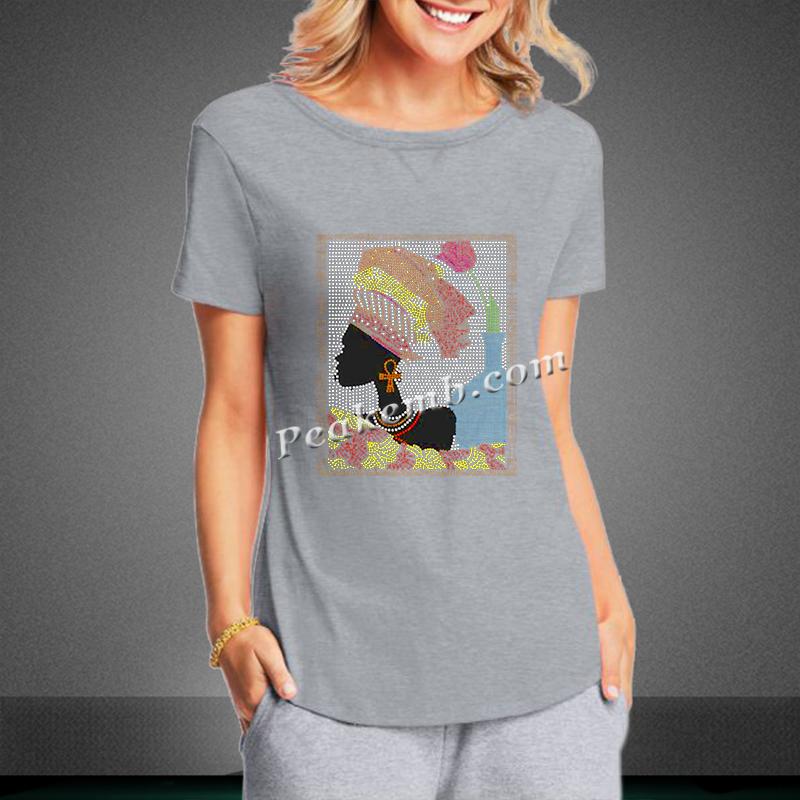 black girl rhinestone transfer shirt designs 7 black girl rhinestone transfer shirt designs - Image 5
