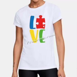 Direct To Film Transfer Love Autism &hellip;