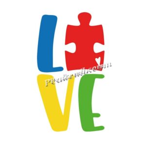 Direct To Film Transfer Love Autism transfer  …