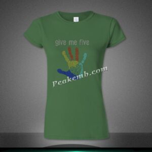 Bling Give Me Five Autism Rhineston &hellip;